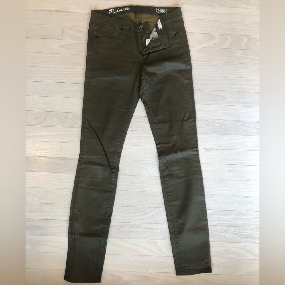 Madewell coated denim